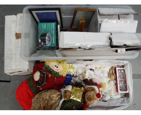 A lot to include, poker chips, Christmas decorations, binoculars, alarm clock and similar [2]
