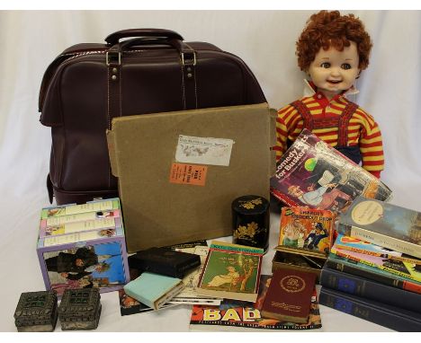 Corky Doll, Mountain Movies Charlie Chaplin 8mm film, Daily Express commemorative book "George V &amp; Edward VIII", Buskers 