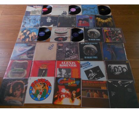 Approximately 60 LP records&nbsp; (some sealed) including Rolling Stones, The Who, Fairport Convention, Fripp, The Doors etc