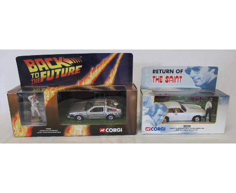 Corgi diecast model set "Back to the Future"&nbsp; 1:36 scale, and Return of The Saint CC00301