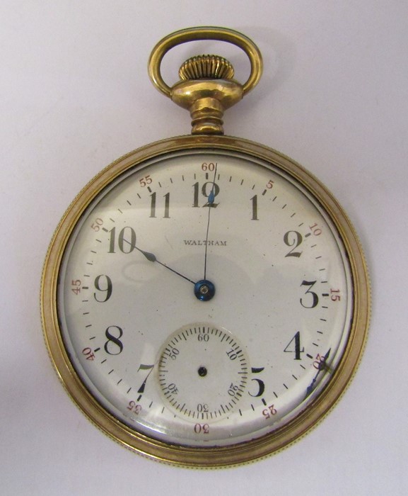 Waltham Gold Plated Pocket Watch B&B Royal Case, No 12492135 (second ...