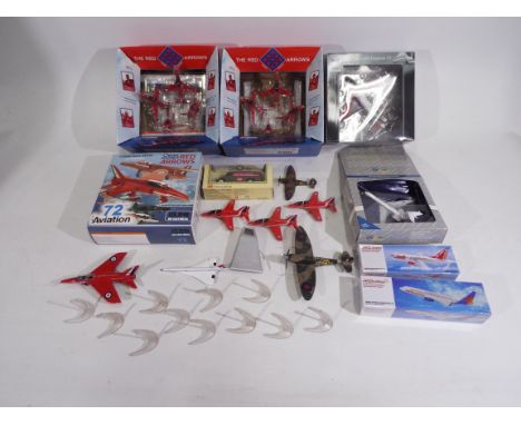 Corgi, 72 Aviation, Sky Max models, Gemini Macs, Other - A mixed lot of 8 x boxed aircraft models - Lot includes a 1:72 scale