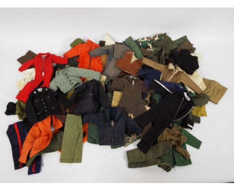 Palitoy - Action Man - Others - A large collection of predominately Action Man clothing. Lot includes tunics, trousers, jumpe