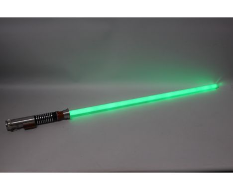 Star Wars - Master Replicas - An unboxed Master Replicas Luke Skywalker Force FX Green Lightsaber which appears in Good worki