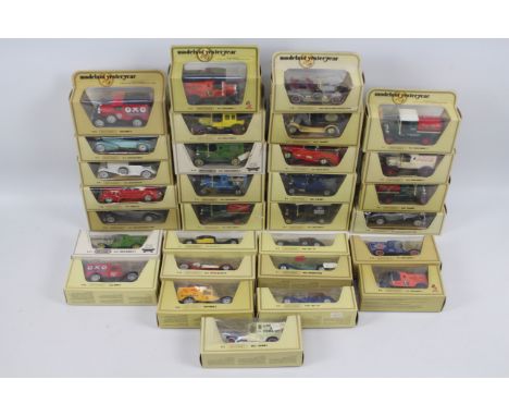 Matchbox - Yesteryear - 30 x boxed vehicles including 1928 Mercedes SS # Y-16, 1945 MG TC # Y-8, 1912 Rolls Royce Fire Engine