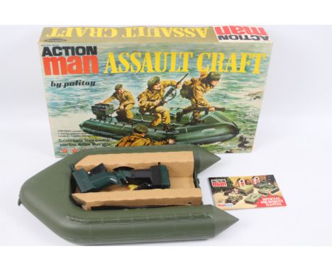 Action Man - Assault Craft - Palitoy. A boxed 1970 Action Man Assault Craft # 34132. This set looks unused and the contents a