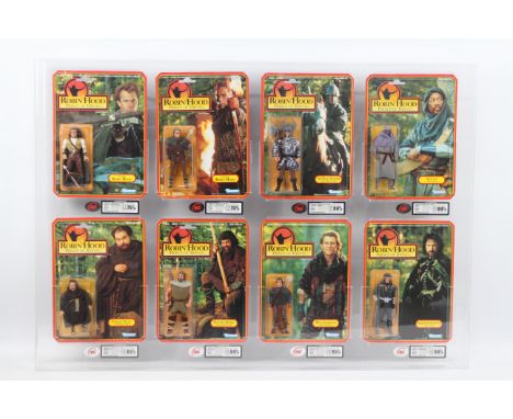 Robin Hood - Prince Of Thieves - Kenner - Graded Figures - All figures are graded and the set is a one off custom made set di