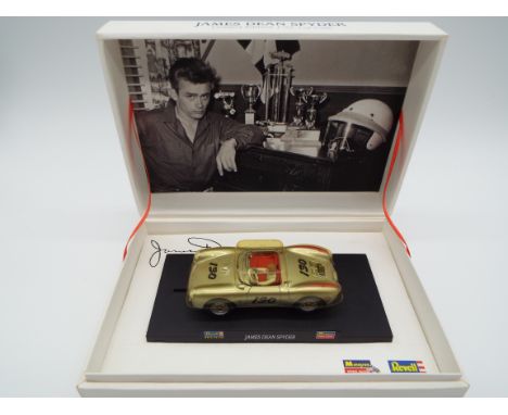 Revell, Monogram - a boxed Revell Monogram # 08383 Limited Edition 'James Dean Spyder'. The 1:32 scale slot car appears mint 