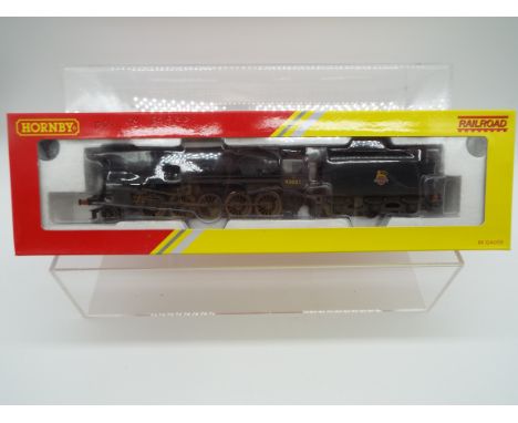 Hornby - an OO gauge model 2-10-0 locomotive and tender, label on box indicates DCC fitted, digital Sound (unchecked), class 