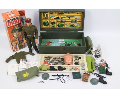 Action Man - Palitoy - Talking Commander - Locker Box. A boxed vintage Palitoy Action Man Talking Commander. The eagle-eye, d
