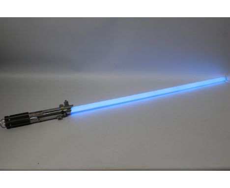 Star Wars - Master Replicas - An unboxed Master Replicas Anakin Skywalker Force FX Blue Lightsaber which appears in Good work
