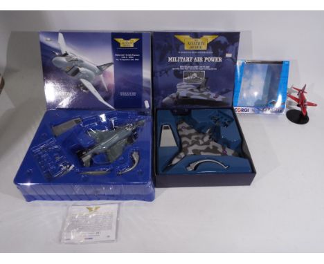 Corgi - Aviation Archive, Flight - 3 x boxed model kits to include a first issue 'Military Power' #48301 1:144 scale Avro Vul