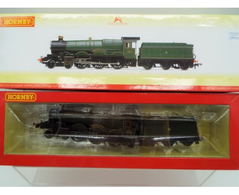 Hornby - an OO gauge model 4-6-0 locomotive and tender, label on box indicates DCC fitted, digital Sound (unchecked), Castle 