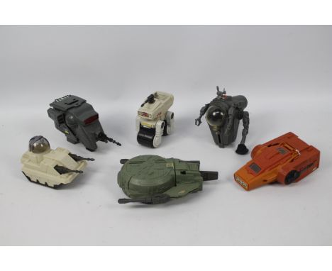 Star Wars - Palitoy - LFL - 6 x unboxed models, an Endor Forest Ranger and Mini Rigs AST4, AST5, Cap 2, MLC3 and MTV7. They a