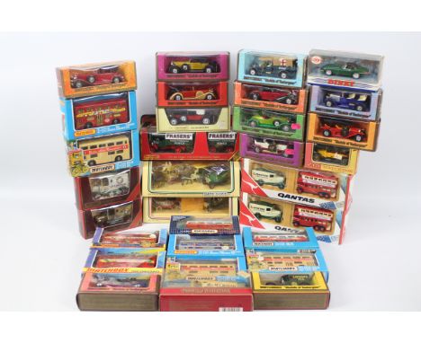 Matchbox - Dinky - Days Gone - 30 x boxed vehicles including 9 x Super Kings London Bus models in five different liveries # K