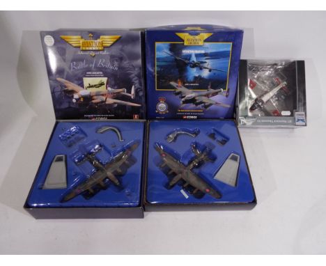 Corgi, Sky Max Models - Aviation Archive - 3 x boxed die-cast model aircraft to include a 1:144 scale first issue Aviation Ar