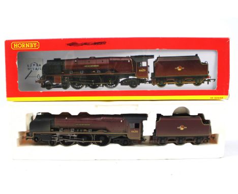 Hornby Super Detail - an OO gauge model 4-6-2 locomotive and tender, label on box indicates DCC fitted, digital Sound (unchec
