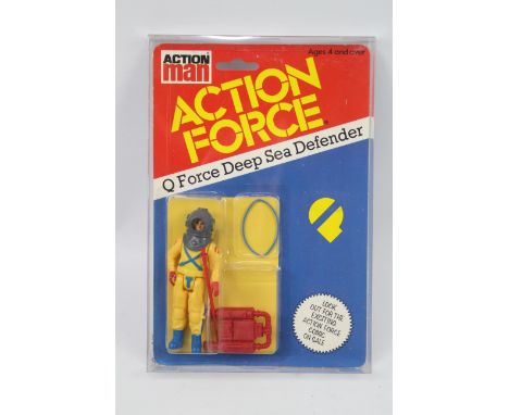 Action Man - Action Force - Palitoy - Q Force Deep Sea Defender. A 'Q Force Deep Sea Defender' Figure MOC Unpunched, Unopened