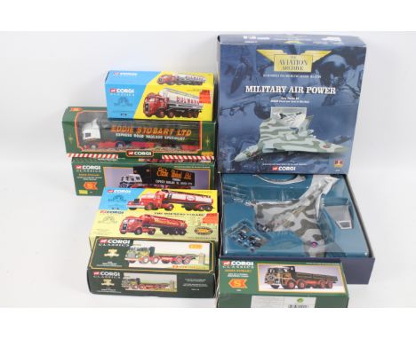 Corgi Aviation Archive - Corgi - A mixed collection of eight boxed diecast aircraft and vehicles from various Corgi ranges. L