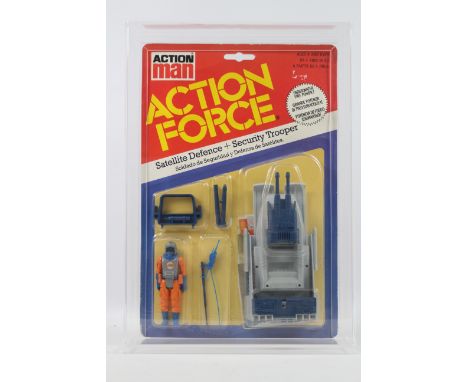 Action Man - Action Force - Palitoy - Satellite Defence Security Trooper. A 'Satallite Defence Security Trooper' Figure MOC, 