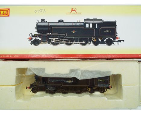 Hornby - an OO gauge model 2-6-4T Thompson LI tank locomotive, label on box indicates DCC fitted, digital Sound (unchecked), 