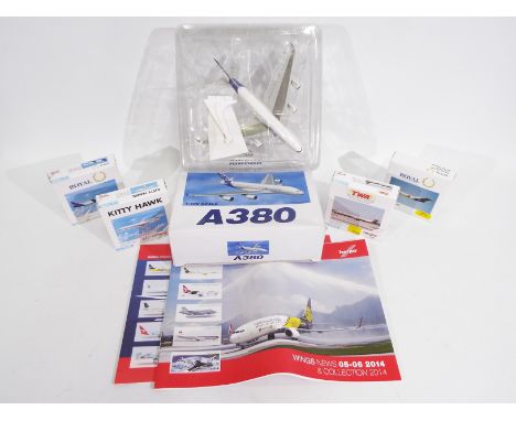 Herpa Wings - Dragon Wings - 5 x boxed Aircraft models in 1:500 &amp; 1:400 scale including Boeing 727-200, Boeing MD-83, Air