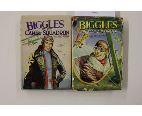 W E Johns, "Biggles" First Edition with dust jackets (2)