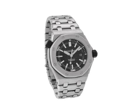Audemars Piguet, Royal Oak Offshore Diver, Ref. 15703ST.OO.A002CA.01, Stainless steel bracelet watch, no. H00493-0659, circa 