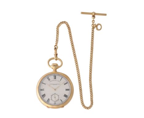 Vacheron &amp; Constantin, Chronometre Royal, 18 carat gold keyless wind open face pocket watch, no. 213509, circa 1910   Mov