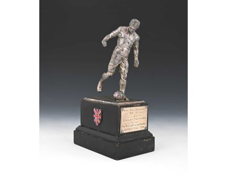 Stanley Matthews, Footballer of the Year trophy 1948, presented by the Football Writers Association, Cup Final Evening, silve