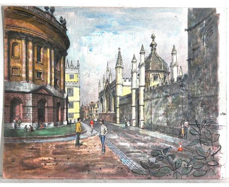 Lawrence Scarfe (British, 1914-1993), 'Radcliffe Camera &amp; All Souls, Oxford', signed 'LS' l.l., titled and dated Septembe