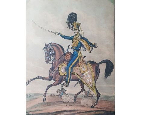 After L Mansion (19th century) Colour prints Officers of the British Army, no.13 'Corps of Royal Engineers', printed by Lefev