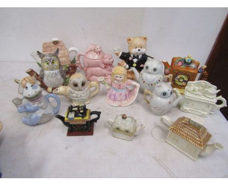 Novelty teapot collection and thimbles