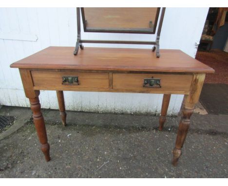 Pne console, vanity mirror for restoration and a commode