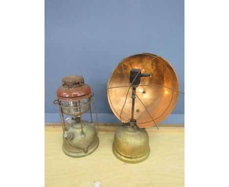 Brass Tilley paraffin lamp and radiator heater&nbsp;
