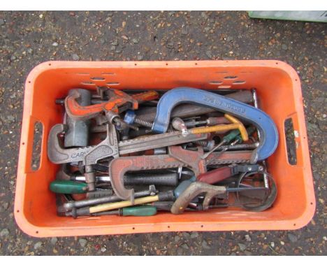 Tub of tools to include clamps&nbsp;