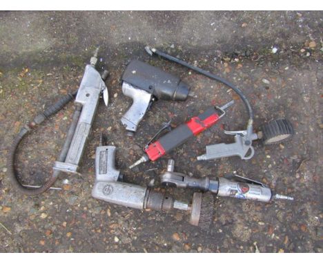 Air tools to include drill, saw and socket wrench etc&nbsp;
