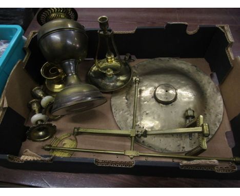 Brassware inc oil lamp and cymbal