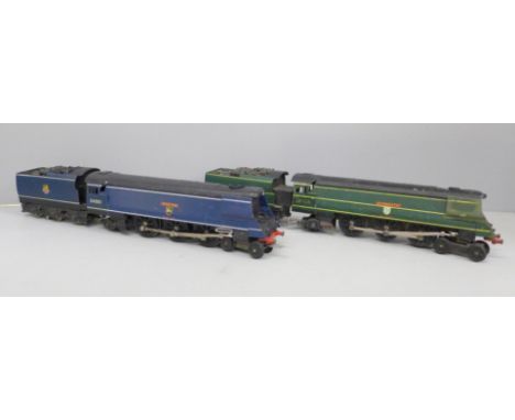 Two Graham Farish OO gauge locomotives and tenders 