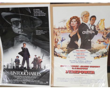 An original quad film poster The Untouchables 