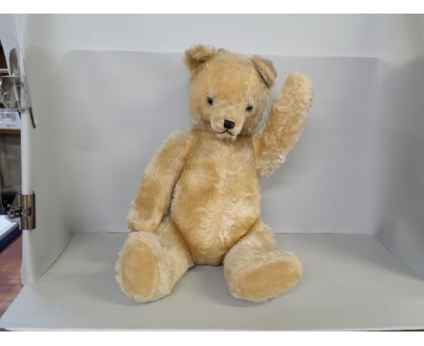 A vintage teddy bear with growler 