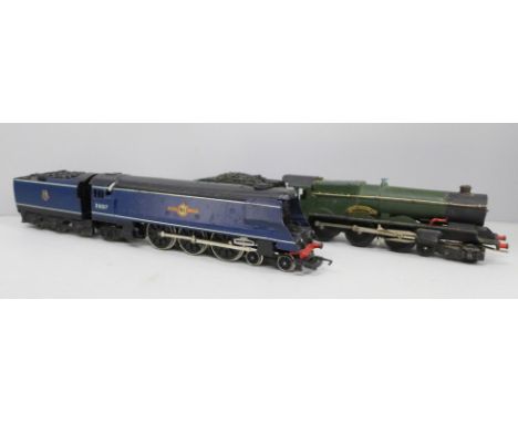 Two Graham Farish OO gauge locomotives and tenders 