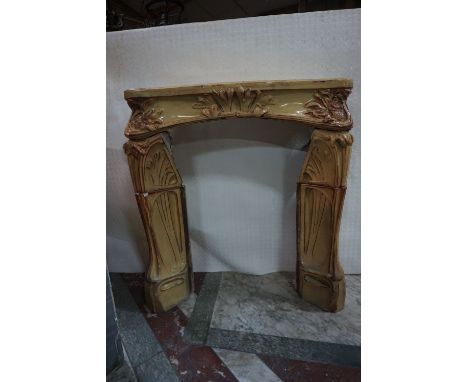 Art Deco fireplace in Faience H107x79x31