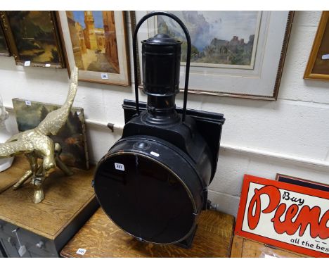 Large unusual railway lamp