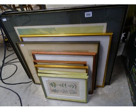 Eight Framed and Glazed Prints including SS Great Britain and Diega Suasez