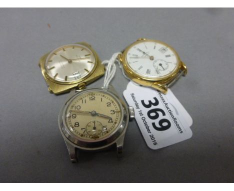 Three vintage Gents wristwatches to include Rotary