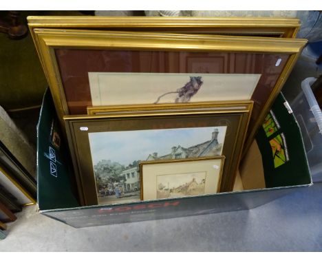 Limtied Edition Signed Sturgeon Print plus Three Owl Prints and Three Other Prints