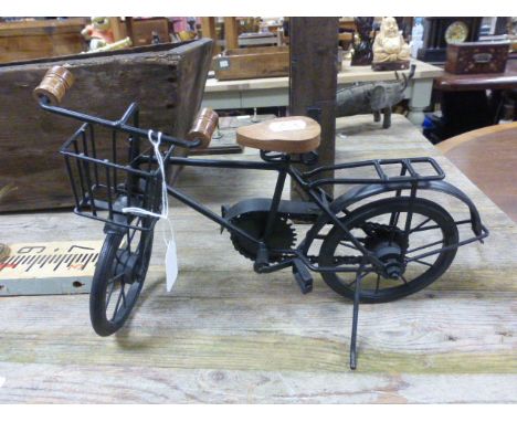 Vintage style metal bicycle