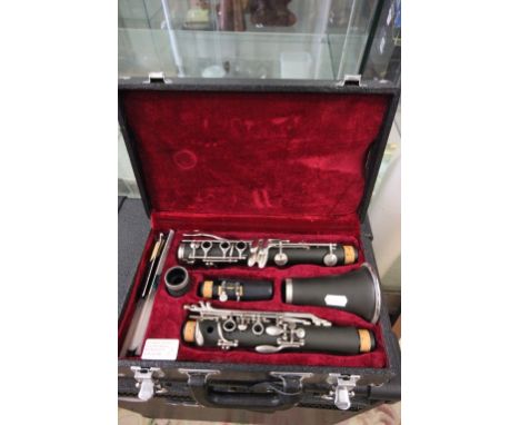 Cased clarinet made from composite 