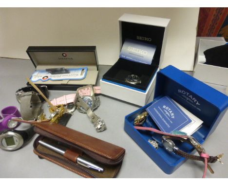 Group of Mixed Wrist Watches including Cased Rotary